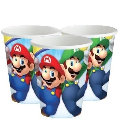 Papirkopper Super Mario 8-pak