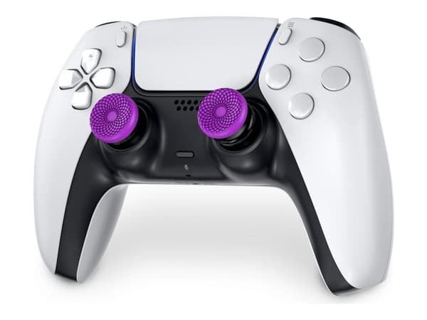 KontrolFreek Performance Thumbsticks - Frenzy Edition - tommelgrepsett for spillkontroll - purpur - for Sony PlayStation 4, 5