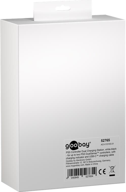 Goobay - PS5 Dual Charging Station jopa kahdelle PS5-ohjaimelle