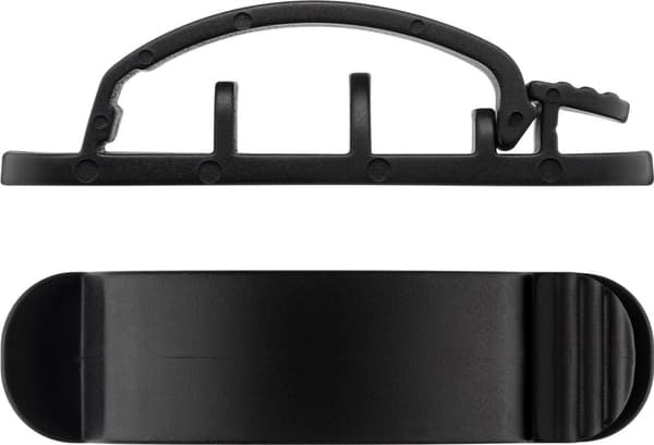 Goobay Kabelhanteringsklämma 3 urtag, svart 3-pack för att ordna och fästa, avtagbar