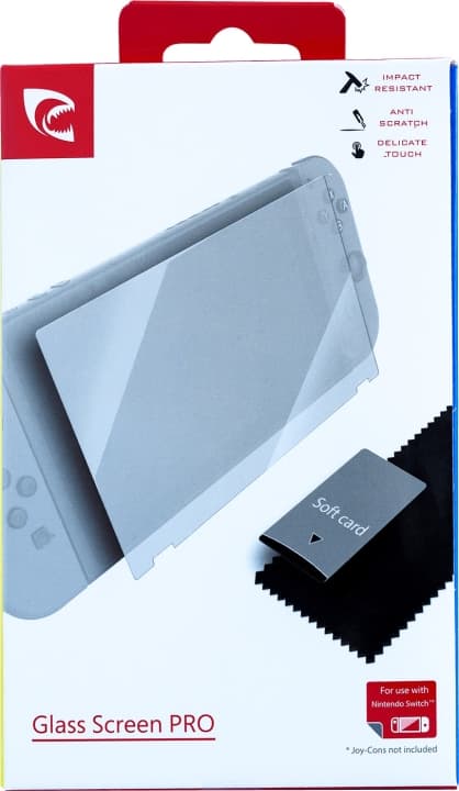 Piranha Nintendo Switch Glass Screen PRO beskyttelsesglass, Switch