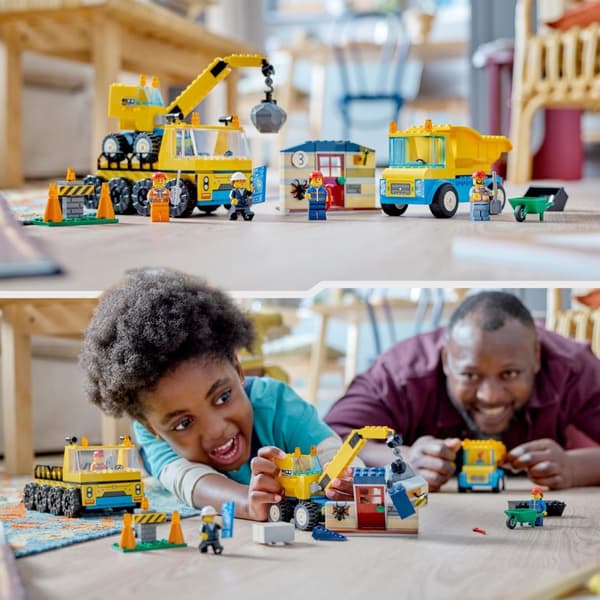 LEGO City Great Vehicles 60391 - Byggfordon och kran med rivningskula