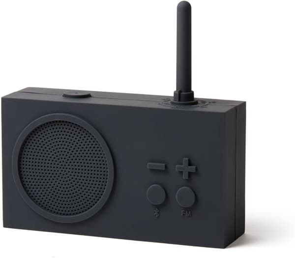 Lexon Tykho3 -FM-radio Bluetooth-yhteydellä, harmaa