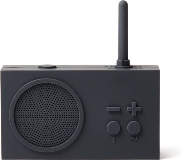 Lexon Tykho3 -FM-radio Bluetooth-yhteydellä, harmaa