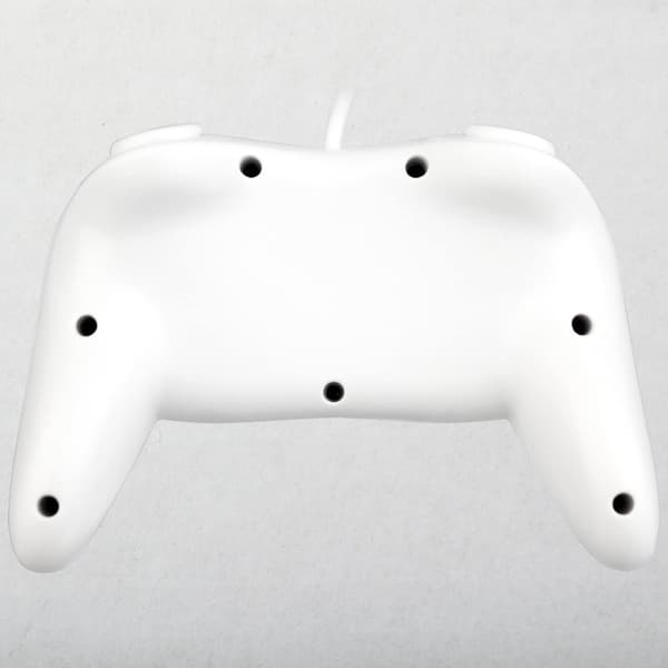 Gamepad kompatibel med Nintendo Wii, Wii U Controller 1.1m kabel - Hvid