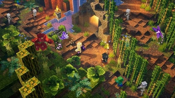 Minecraft: Dungeons - Ultimate Edition spill, PS4