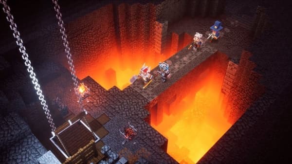 Minecraft: Dungeons - Ultimate Edition spill, PS4