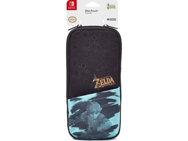 Hori Slim Pouch, Hårt fodral, Nintendo, Svart, Multifärg, Nintendo Switch, Dammresistent, Reptålig, The Legend of Zelda: Breath of the Wild