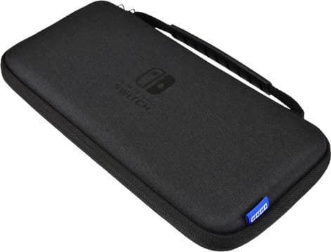 Hori NSW-810U, Hårt fodral, Nintendo, Svart, Nintendo Switch OLED, Nintendo Switch, Dammresistent, Reptålig, Dragkedja