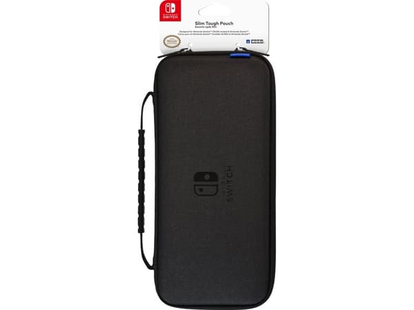 Hori NSW-810U, Hårt fodral, Nintendo, Svart, Nintendo Switch OLED, Nintendo Switch, Dammresistent, Reptålig, Dragkedja