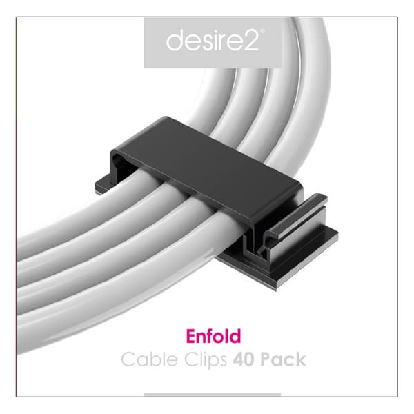 Desire2 Kabelholder Enfold x40 Svart