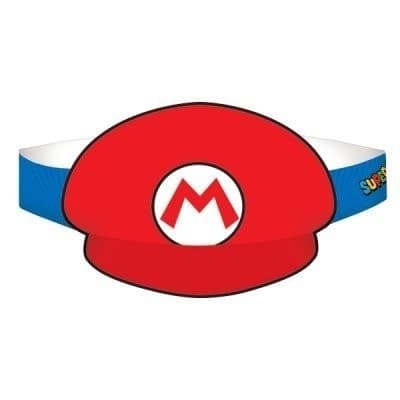 Partyhatter Super Mario 8-pakning
