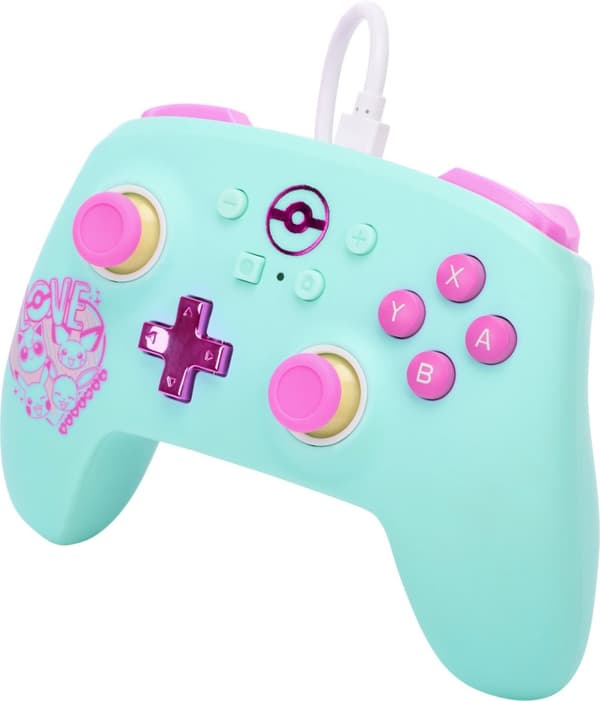 PowerA Enhanced Wired Controller, Pokémon: Sweet Friends, Switch