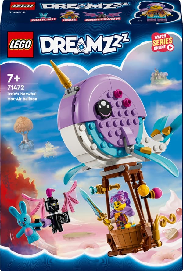 LEGO DREAMZzz 71472  - Izzie's Narwhal Hot-Air Balloon