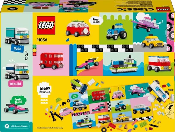 Lego Classic 11036 - Kreative kjøretøy