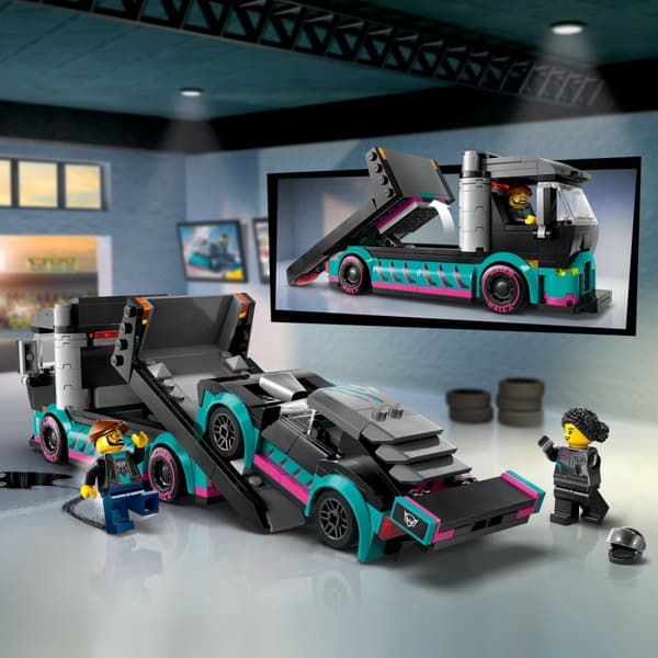 LEGO City Great Vehicles 60406  - Race Car and Car Carrier Truck