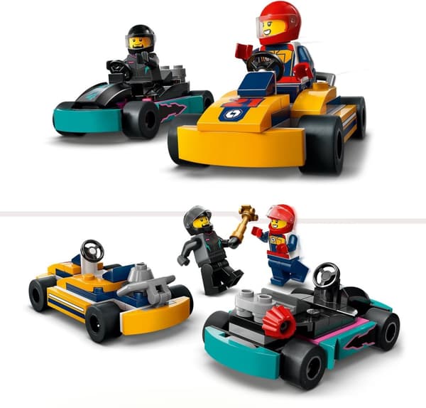 LEGO City Great Vehicles 60400  - Go-Kart-autot ja kilpakuljettajat