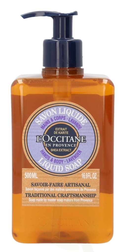 L'Occitane Lavender Liquid Soap w/Pump 500 ml Hand & Body