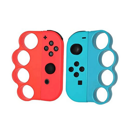 Boksehåndtak for Nintendo Switch, rød/blå