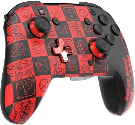 PDP Gaming Rematch Glow Wireless Controller - trådlös spelkontroll, Super Icon, Switch