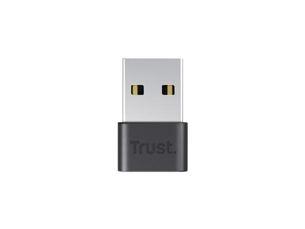 Trust Myna - Nettverksadapter - USB - Bluetooth 5.3, Bluetooth 5.3 LE - svart