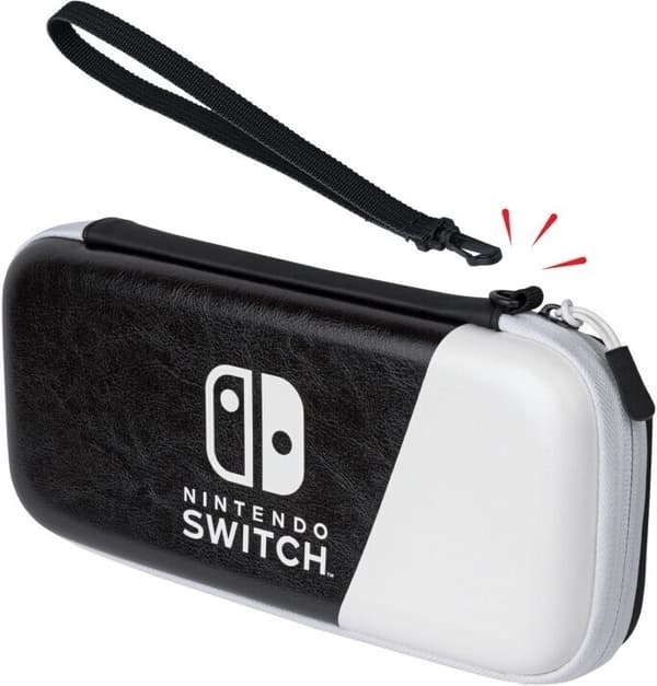 PDP Gaming Slim Deluxe Travel Case Elite - Svart/hvitt - Beskyttelsesveske, Switch