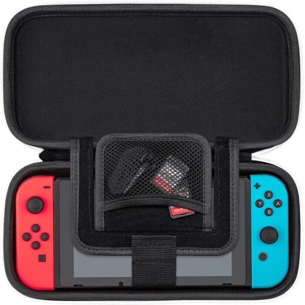 PDP Gaming Slim Deluxe Travel Case Elite - Svart/hvitt - Beskyttelsesveske, Switch