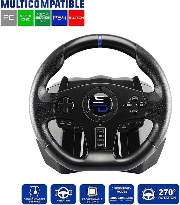 SuBsonic Superdrive SV850 Drive Pro Sport rattkontroller for PS4 / Switch / Xbox / PC