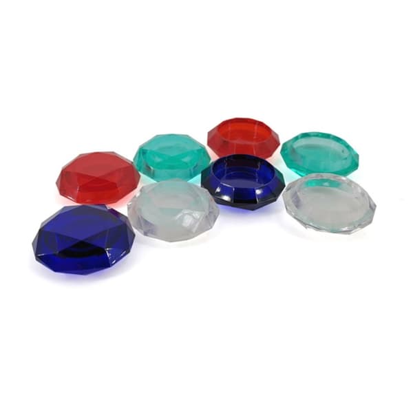 2stk Kompatibel med Nintendo Switch Lite Joystick Thumb Stick Grip - Gjennomsiktig