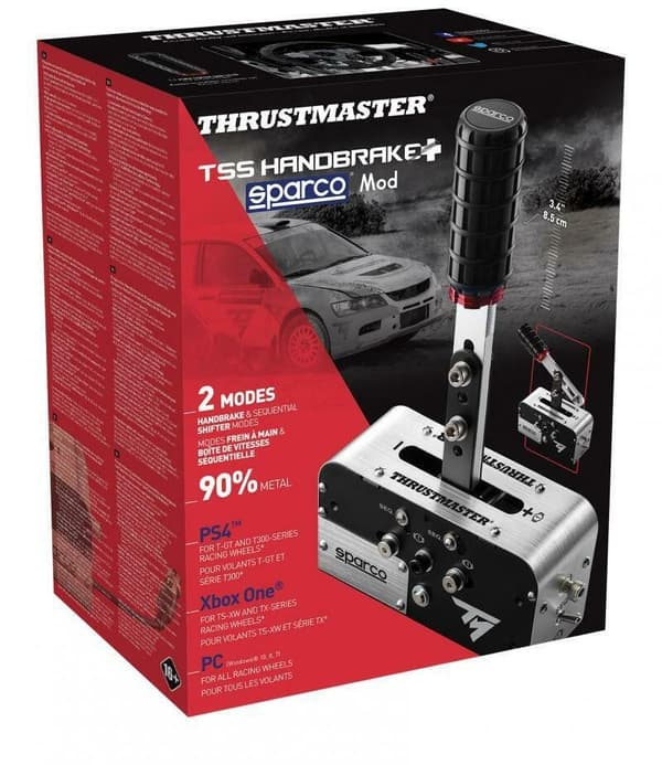ThrustMaster TSS Handbrake Sparco Mod+ -käsijarrulisävaruste, PS4 / PS5 / PC / Xbox