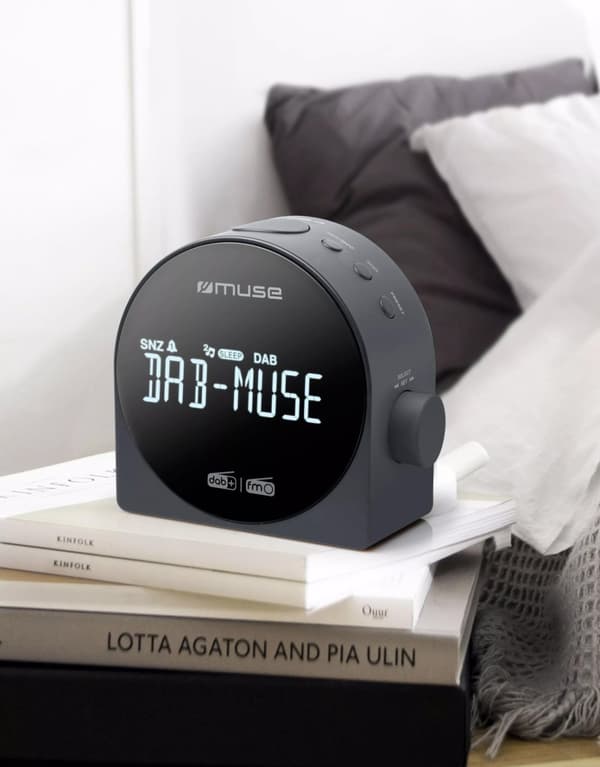 MUSE M-185 CDB Clock radio DAB+ FM Dual alarm