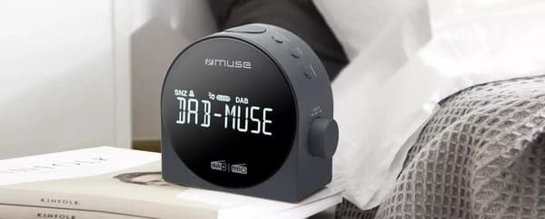 MUSE M-185 CDB Clock radio DAB+ FM Dual alarm