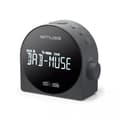 Miniatyrbild 1 av 7: MUSE M-185 CDB Clock radio DAB+ FM Dual alarm