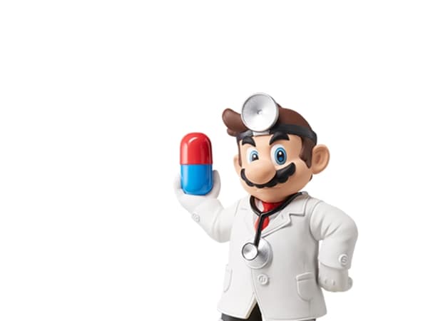 Nintendo amiibo Dr. Mario - Super Smash Bros. Collection - ekstra videospillfigur for spillkonsoll - for New Nintendo 3DS, New Nintendo 3DS XL; Ninte
