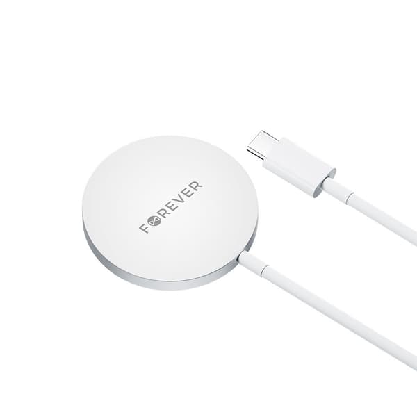 Forever MAWC-100 Magnetisk trådløs oplader 15W, grå