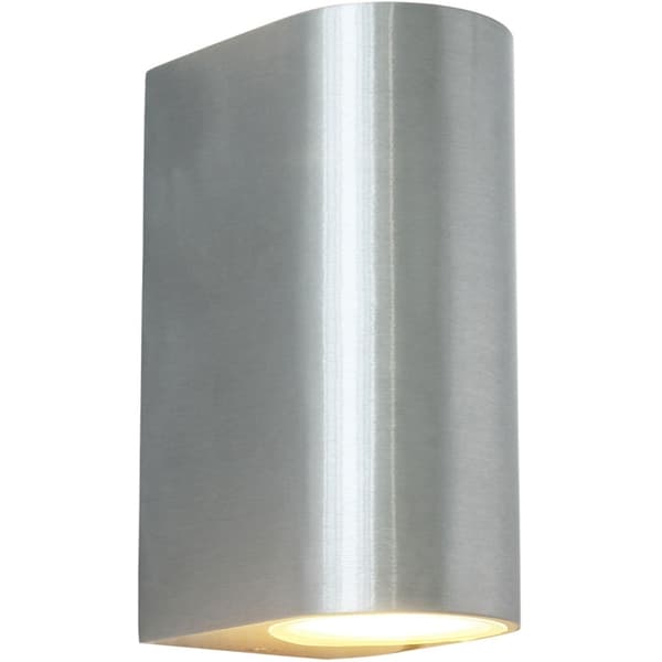 Llitt Mats II Väggarmatur 2xGU10-sockel IP44 Aluminium