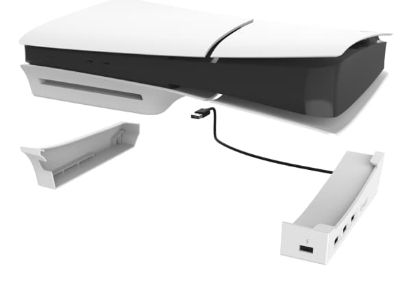 IPEGA PG-P5S008, Stå, PlayStation 5 Slim, Hvit, Koblet med ledninger (ikke trådløs)