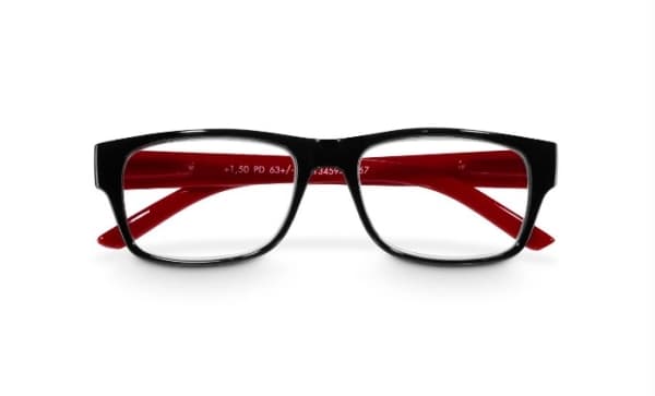 Hama 00096217, Plast, Unisex, Rektangel, Full rim, Plast, Sort