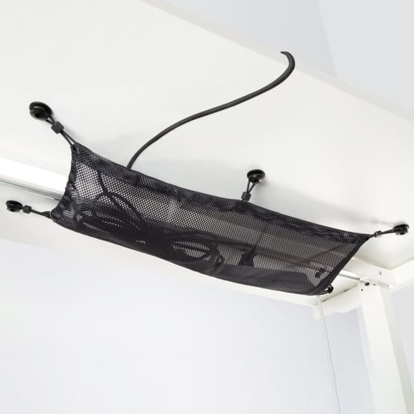 LogiLink Kabelnät för skrivbord 69x34 cm Svart