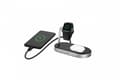 Miniatyrbilde 2 av 2: Verbatim WCS-02 Alu 3-in-1 Qi MFi Wireless QC 3.0 Charger