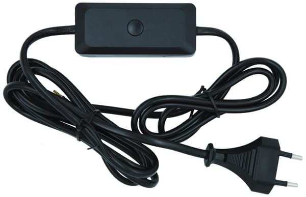 Nordic Quality Corddimmer 3-60vA 1,2+0,8m w. plug. Black