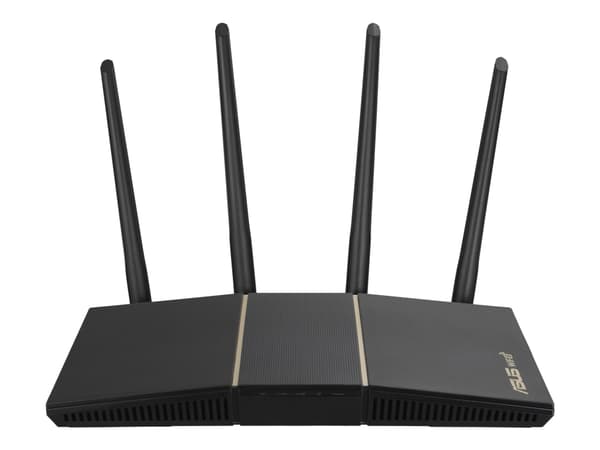 ASUS RT-AX57 - Trådløs ruter 4-portssvitsj - 1GbE - Wi-Fi 6 - Dobbeltbånd