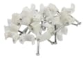 Miniatyrbilde 2 av 4: Nordic Quality Kabelklipps platt 6x10mm, Vit, 25 st