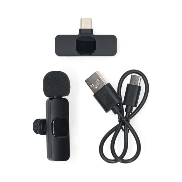 Nedis Mikrofoni | Käyttötarkoitus: Älypuhelin / Kannettava / Tabletti | Langaton / USB Type-C™ | USB-C™ Naaras | On/off-kytkin
