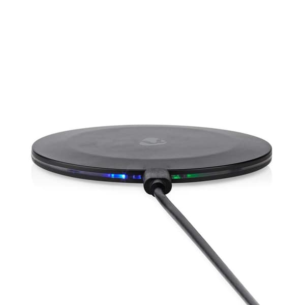 Nedis Trådlös laddning | 5 / 7.5 / 10 / 15 W | 2 A | LED indikatorn används | Kabel ingår | USB Type-A | 1.00 m