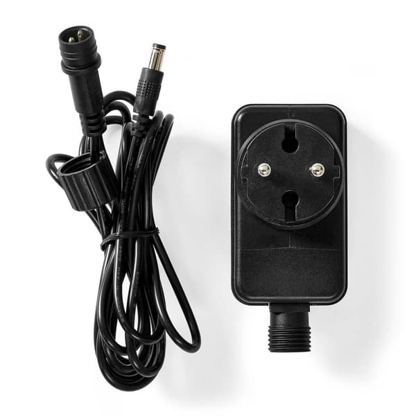 Nedis Universal AC strømadapter | 24 W | 12 V DC | 1.80 m | 2.0 A | 1 plug(s) | Sort