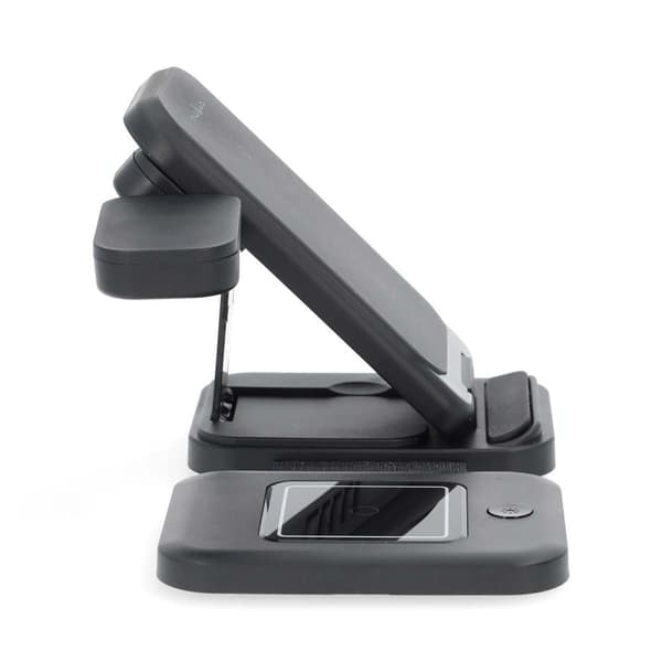 Nedis Trådløs oplader | 3-in-1 | 15 W | LED-indikator i brug | Inkluderet kabel | USB-A / USB-C™ | 1.00 m