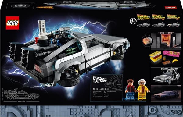LEGO Creator Expert 10300 - Aikakone Paluu tulevaisuuteen ‑elokuvasta
