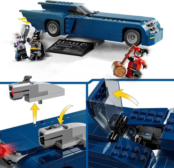 LEGO Super Heroes DC 76274 - Batman™ ja Batmobile™ vastaan Harley Quinn™ ja Pakkasherra