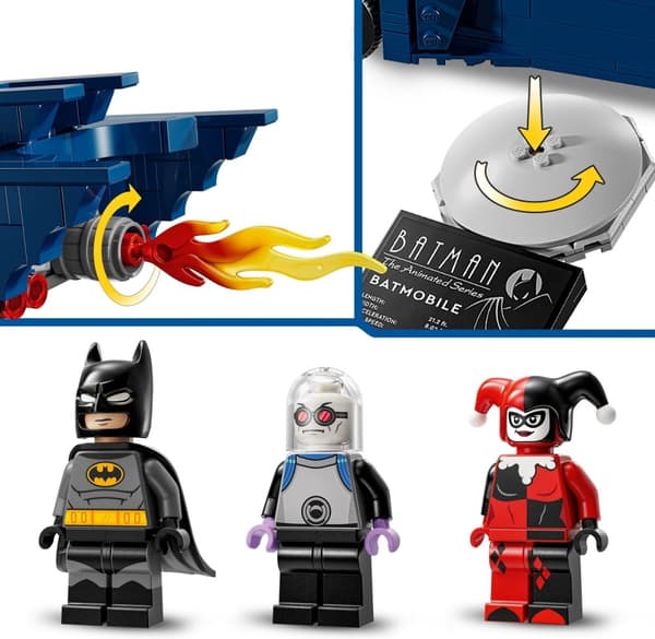 LEGO Super Heroes DC 76274 - Batman™ ja Batmobile™ vastaan Harley Quinn™ ja Pakkasherra
